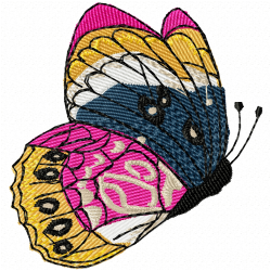 Butterfly Embroidery Design 10